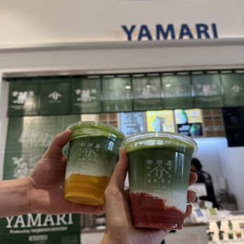 Yamari - matcha fruit lattes mango & strawberry - Desserts Near Me - Torrance, California Yamari - matcha fruit lattes mango & strawberry - Desserts Near Me - Torrance, California