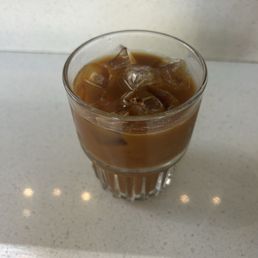 Iced Americano with Oat Milk Iced Americano with Oat Milk