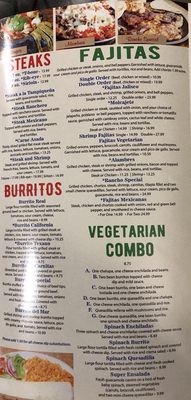 Menu photo 8 El Rancho Grande Clarksville, TN