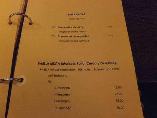 Menu photo 2 La Tasca de Don Jose Kiel, SH