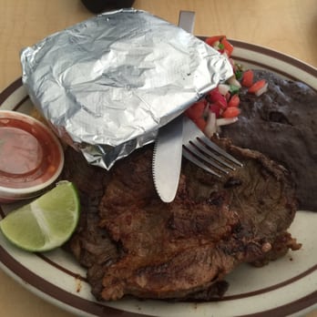 Latino's Taste - Carnaz Asada, pork was absolutely perfectly cooked, refried beans freshly made, as was the pico and salsa. Wow! - Salvadoran Near Me - Radford, Virginia