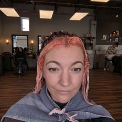 Drift Salon - Pre-brows and pink fix. The change is significant!