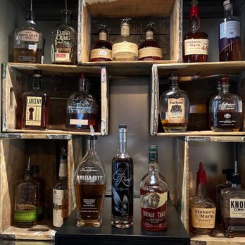 Moon Runners Saloon - Just a sample of their great bourbons. - Southern Near Me - Garner, North Carolina