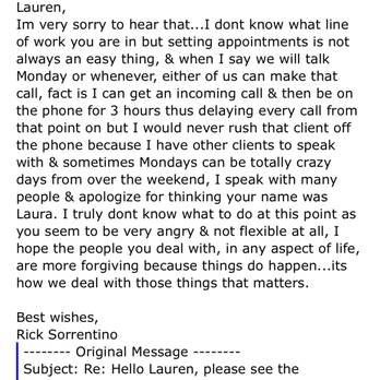 Golden Financial Services - Rude email that I received back in regards to being upset over not having any follow up but also finding out he forgot my name within a day - Debt Relief Services Near Me - Imperial Beach, California Golden Financial Services - Rude email that I received back in regards to being upset over not having any follow up but also finding out he forgot my name within a day - Debt Relief Services Near Me - Imperial Beach, California