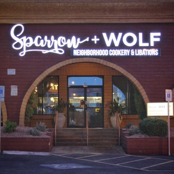 Sparrow + Wolf - Drive West on Spring Mtn. Can't miss it. - New American Near Me - Las Vegas, Nevada