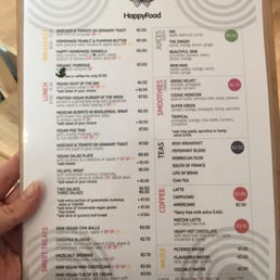 Wow great menu Wow great menu