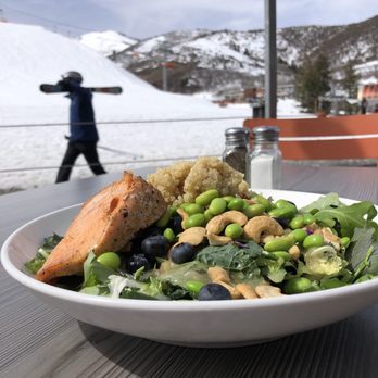 Red Tail Grill - Superfood salad with salmon - New American Near Me - Park City, Utah Red Tail Grill - Superfood salad with salmon - New American Near Me - Park City, Utah