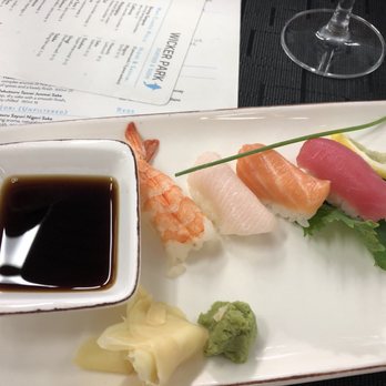 Wicker Park Sushi - Nigiri sushi sampler $16 - Sushi Bars Near Me - Chicago, Illinois