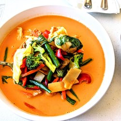 Little Thai and Sushi - Red Curry w/ Veg Tofu