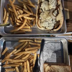 Winchester Pub And Grill - Shaved Ribeye Sandwich and Patty Melt