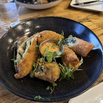 Bosscat Kitchen & Libations - PIG CANDY SPINACH + ARTICHOKE EGGROLLS - New American Near Me - Irvine, California Bosscat Kitchen & Libations - PIG CANDY SPINACH + ARTICHOKE EGGROLLS - New American Near Me - Irvine, California