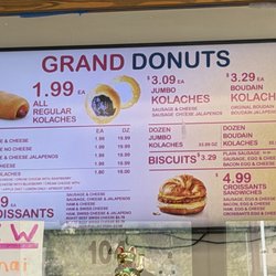 Grand Donuts - Menu