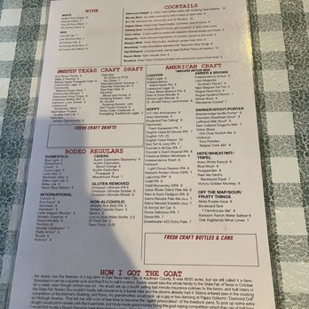 Rodeo Goat - Menu - Burgers Near Me - Dallas, Texas Rodeo Goat - Menu - Burgers Near Me - Dallas, Texas