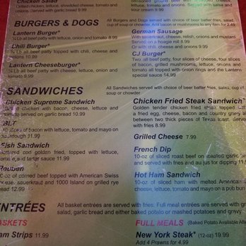 Green Lantern Tavern - Menu lots of great choices - American Near Me - Copalis Beach, Washington