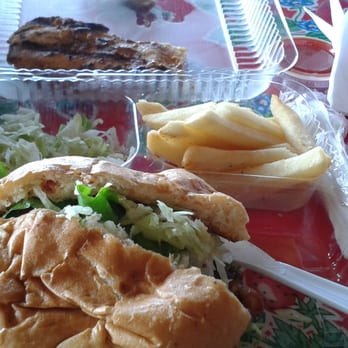 Hula Hut - My lunch , chicken sandwich Hawaiian style. - Tex-Mex Near Me - Austin, Texas