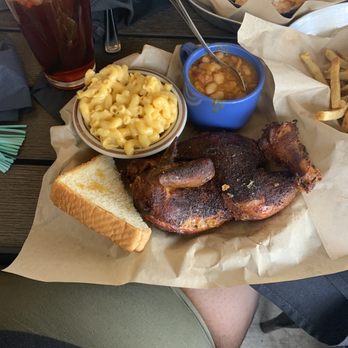 Southern Craft BBQ - Half chicken, Mac and cheese, and bqq beans - Barbeque Near Me - Bristol, Virginia Southern Craft BBQ - Half chicken, Mac and cheese, and bqq beans - Barbeque Near Me - Bristol, Virginia