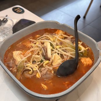 YGF Malatang - Sweet and sour tomato broth - although I was told there was no sour taste - Chinese Near Me - Chino Hills, California