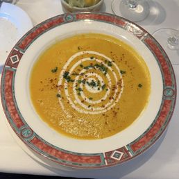 Puree of Corn Soup which