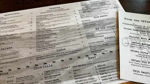 Menu photo 7 Offset BBQ Chicago, IL