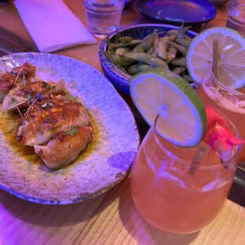 Lucky Robot Restaurant - Pork & shrimp dumplings - Sushi Bars Near Me - Austin, Texas Lucky Robot Restaurant - Pork & shrimp dumplings - Sushi Bars Near Me - Austin, Texas