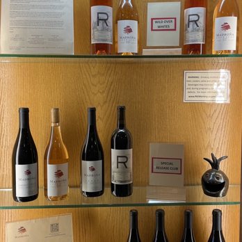 Madrona Vineyards - Wine display - Wineries Near Me - Camino, California