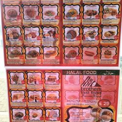 Brothers Fast Food - Menu