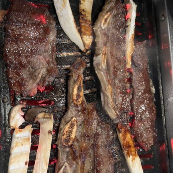 K-BBQ & Bar - Short rib or galbi & mushrooms - Korean Near Me - Orlando, Florida