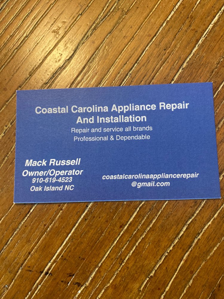 COASTAL CAROLINA APPLIANCE REPAIR Updated September 2024 Oak Island