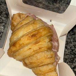 Ham and cheese croissant Ham and cheese croissant