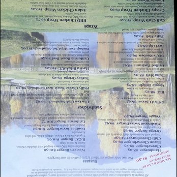 Bishop Country Club - After quickly scanning the menu, a "Hamburger and Fries" sounded exactly what I was interested in. - Country Clubs Near Me - Bishop, California
