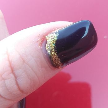 Star Nails - Have you ever left the salon with paint on your skin?? Lol this isn't the only place I had to go home and take it off myself. - Nail Salons Near Me - Saint Louis, Missouri