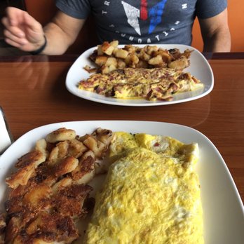 Infinite Diner & Restaurant - Overstuffed Florentine omelette and New York omelette. - Diners Near Me - Aston, Pennsylvania Infinite Diner & Restaurant - Overstuffed Florentine omelette and New York omelette. - Diners Near Me - Aston, Pennsylvania