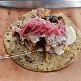 The Smoky Mug - Pork belly burnt ends taco. - Barbeque Near Me - Richmond, Virginia The Smoky Mug - Pork belly burnt ends taco. - Barbeque Near Me - Richmond, Virginia
