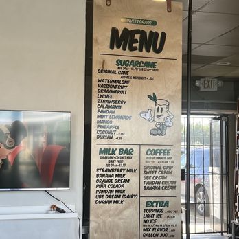 Sweet Grass Sugarcane Juice - Menu - Juice Bars & Smoothies Near Me - Carson, California