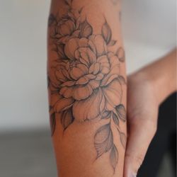 New Generation Tattoo - Peonie flowers