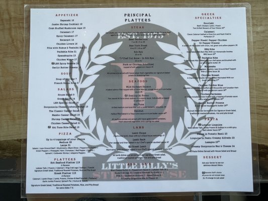 Menu photo 3 Little Billy's Steak House Burnaby, BC