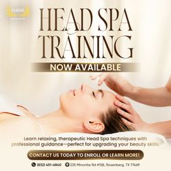 Oasis Med Spa & Nails - HEAD SPA TRAINING NOW AVAILABLE AT OASIS MED SPA & NAILS