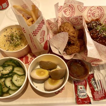 Kung Fu Chicken - Spicy Soy Garlic Wings 蒜香酱油辣鸡翅 Original Crispy Wings 原味鸡翅 Cucumber Salad 爽脆黄瓜 Garlic Butter Rice 蒜香黄油饭 - Chicken Shop Near Me - Miami, Florida Kung Fu Chicken - Spicy Soy Garlic Wings 蒜香酱油辣鸡翅 Original Crispy Wings 原味鸡翅 Cucumber Salad 爽脆黄瓜 Garlic Butter Rice 蒜香黄油饭 - Chicken Shop Near Me - Miami, Florida