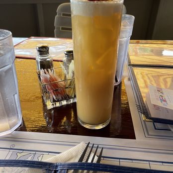 Chart Room - Bumbu Painkiller. Rum, orange juice, pineapple juice, cream of coconut and nutmeg make this a refreshing summer drink - Seafood Near Me - Cataumet, Massachusetts