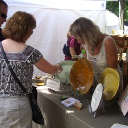 Festival of the Vine - Attendees enjoyed the Arts & Craft Show which is held the Saturday & Sunday of Festival of the Vine in downtown Geneva.