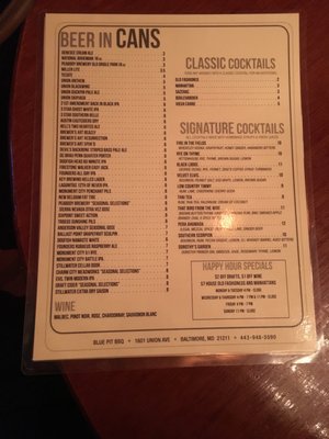 Menu photo 7 Blue Pit BBQ and Whiskey Bar Baltimore, MD