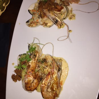 The Raymond 1886 - Shrimp and clams. Shrimps were crispy, even the heads were tasty! Clams were tasty too but had shrunk because they were overlooked. - New American Near Me - Pasadena, California The Raymond 1886 - Shrimp and clams. Shrimps were crispy, even the heads were tasty! Clams were tasty too but had shrunk because they were overlooked. - New American Near Me - Pasadena, California