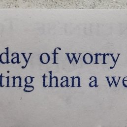 Valuable message. Valuable message.