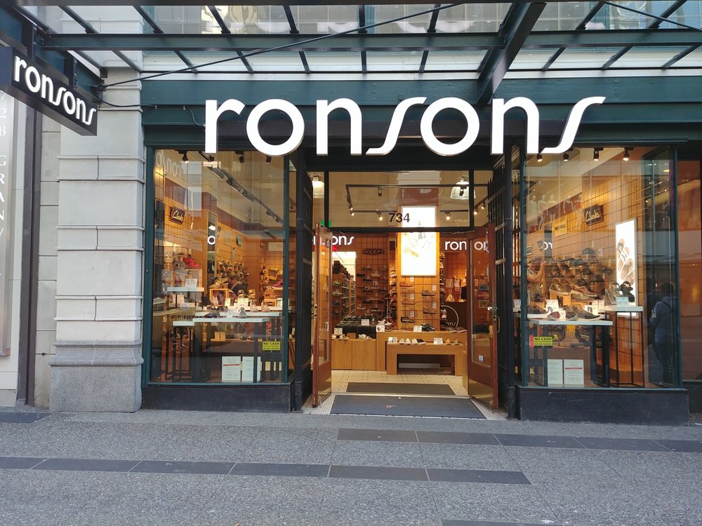 RONSONS Updated October 2024 734 Granville Street., Vancouver