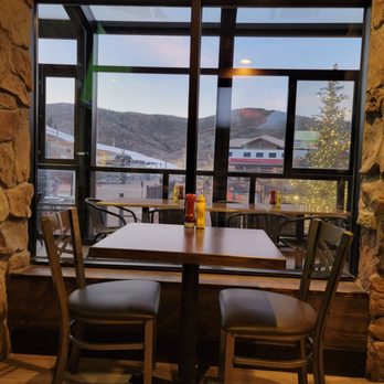 Drafts Burger Bar - Outside/Inside patio area. - American Near Me - Park City, Utah