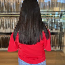 Dakota London Hair Extensions - Before