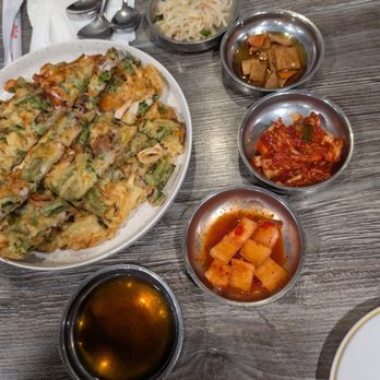Danbi Korean Restaurant - seafood pancake and banchan - Korean Near Me - San Jose, California Danbi Korean Restaurant - seafood pancake and banchan - Korean Near Me - San Jose, California