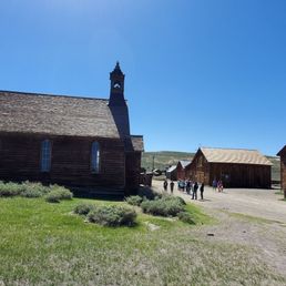 Exterior outside entrance of Bodie State Historic Park - Bodie, California Exterior outside entrance of Bodie State Historic Park - Bodie, California
