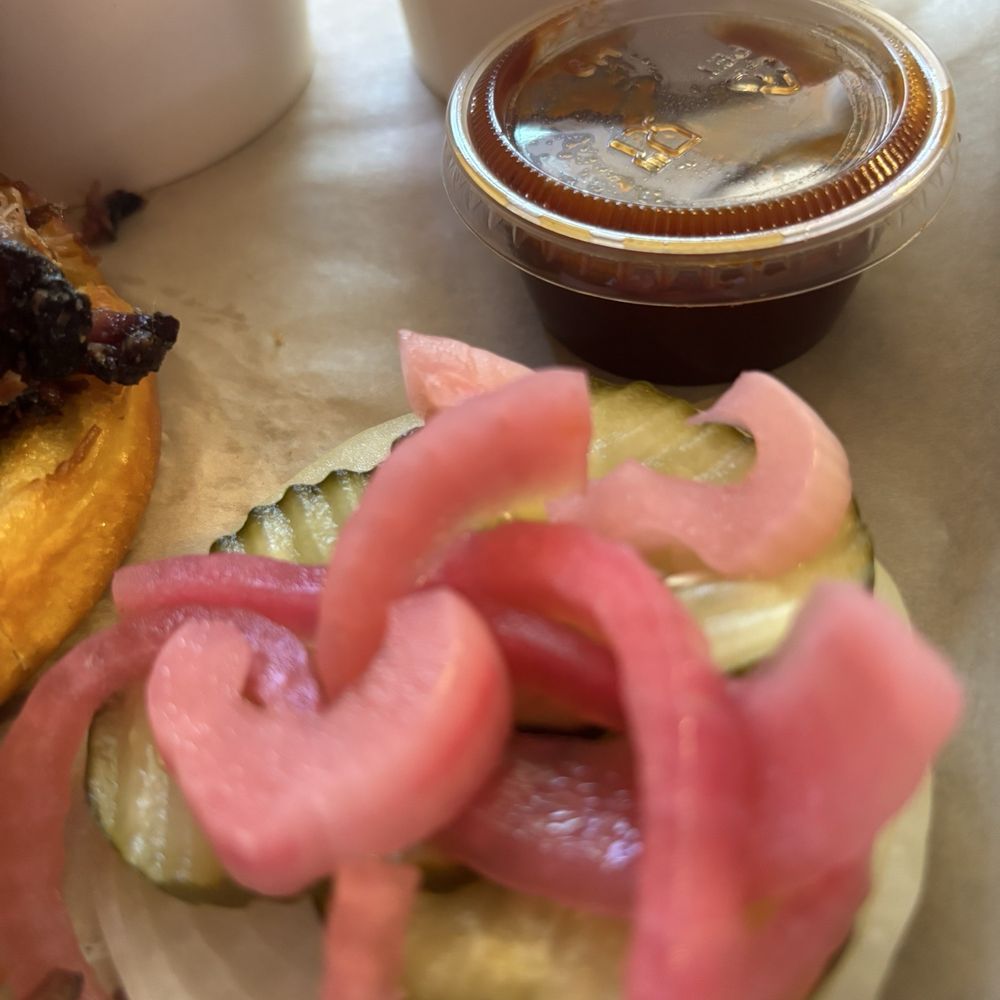 Hog Wild Bar-B-Que - Sandwich toppings. Pickled onions, nice added touch. - Barbeque Near Me - Placerville, California Hog Wild Bar-B-Que - Sandwich toppings. Pickled onions, nice added touch. - Barbeque Near Me - Placerville, California