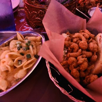 Bon Ton - Crawfish House Po'Boy Sandwich with Smoked Gouda Mac and Cheese - Cajun/Creole Near Me - Atlanta, Georgia Bon Ton - Crawfish House Po'Boy Sandwich with Smoked Gouda Mac and Cheese - Cajun/Creole Near Me - Atlanta, Georgia
